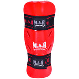 MAR-162A | Red Dipped Foam Martial Arts Shin Guard