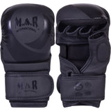 MAR-233C-N | Matte Black/Black  MAYA Leather Amateur  MMA Gloves