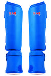 MAR-193C | Foam Padded Blue Shin & Instep Guards