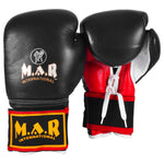 MAR-110 | Red & Black Genuine Cowhide Boxing Leather