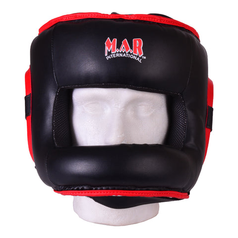 MAR-130 | Boxing Head Guard with Nose Bar for Training (B+C)