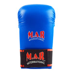 MAR-141B | Blue Karate Gloves w/ Moulded Padding