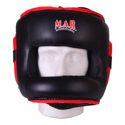 MAR-130B | Boxing Head Guard with Nose Bar for Training