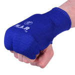 MAR-168D | Blue Elasticated Fabric Mitts For Hand Protection