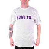 MAR-084C | White Round-Neck Kung Fu T-Shirt (OD)