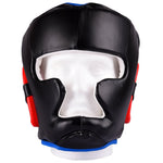 MAR-129 | Black & Red Boxing Head Guard For Training