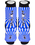 MAR-413 | IPPON Leather Shin & Instep Guard (Blue)