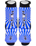 MAR-413 | IPPON Leather Shin & Instep Guard (Blue)