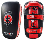 MAR-401A | Black+Red IPPON Heavy Genuine Leather Thai Pad