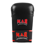 MAR-141A | Black Karate Gloves w/ Moulded Padding