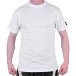 MAR-085C | White Round Neck T-Shirt