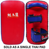 MAR-202B | Red+Blue Synthetic Leather Striking Pad