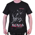 MAR-084G | Black Round-Neck MMA T-Shirt