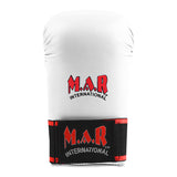 MAR-141D | White Karate Gloves w/ Moulded Padding