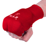 MAR-168C | Red Elasticated Fabric Mitts For Hand Protection