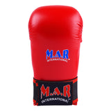 MAR-141C | Red Karate Gloves w/ Moulded Padding