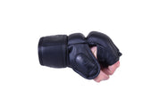 MAR-234G | Black MMA Gloves | Fingerless Combat Gloves with Thumb Design