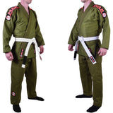 MAR-061E | Olive Green Brazilian Jiu-Jitsu Uniform