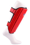 MAR-190A | Red Shin Guards w/ Foam Padding