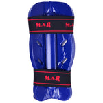 MAR-162C | Blue Dipped Foam Martial Arts Shin Guard