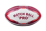 MAR-437A | Match Pro Red Rugby Training Ball - Size 5