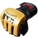 MAR-234C Gold/Black Synthetic Leather MMA Gloves