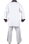 MAR-006 | White Karate & Freestyle Uniform w/ Black Trim (8oz Fabric)