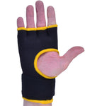 MAR-119D | Black Hand Wrap Mitts w/ Gel Padded Knuckles