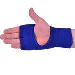 MAR-168D | Blue Elasticated Fabric Mitts For Hand Protection