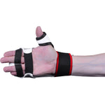 MAR-143C | White Karate Gloves w/ Padded Thumb