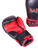 MAR-179 | Black & Red Boxing & Kickboxing Gloves for Kids