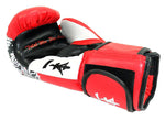 MAR-411 | White+Red IPPON Boxing Gloves w/ Skull Design