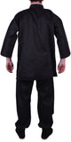 MAR-044 | Black Medium Weight Kung-Fu Uniform For Students