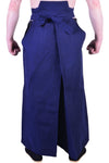 MAR-073B | Traditional Blue Aikido Hakama