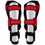 MAR-148E | Red Kickboxing & Thai Boxing Shin & Instep Guards