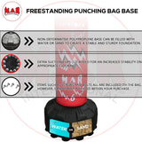 MAR-261A | Children's Free Standing Punching Bag with Scoring Zones - Bolt