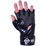 MAR-234E | Red MMA Gloves Fingerless Combat Gloves with Thumb Design