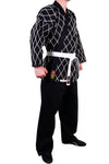 MAR-071 | Black Hapkido Uniform w/ Cross Design