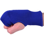 MAR-168D | Blue Elasticated Fabric Mitts For Hand Protection