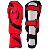 MAR-148E | Red Kickboxing & Thai Boxing Shin & Instep Guards