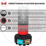 MAR-261B | Children's Free Standing Punching Bag with Scoring Zones - Cobra