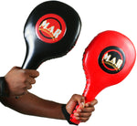 MAR-205C | Red+Black Focus Paddles for Sparring (Sold as Pair)