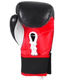 MAR-110 | Red & Black Genuine Cowhide Boxing Leather