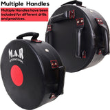 MAR-208G | Black+Red Heavy Duty Circle Round Striking Shield