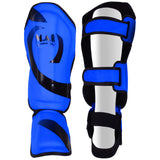 MAR-148F | Blue Kickboxing & Thai Boxing Shin & Instep Guards