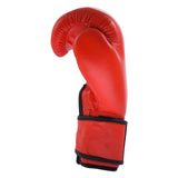 MAR-107B | Red Genuine Cowhide Leather Boxing/Kickboxing Gloves