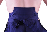 MAR-073B | Traditional Blue Aikido Hakama