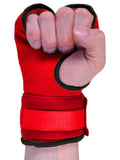 MAR-119B | Red Hand Wrap Mitts w/ Padded Knuckles