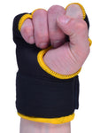 MAR-119D | Black Hand Wrap Mitts w/ Gel Padded Knuckles