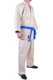 MAR-022 | Mediumweight Unbleached Judo Uniform For Intermediate Students + FREE BELT